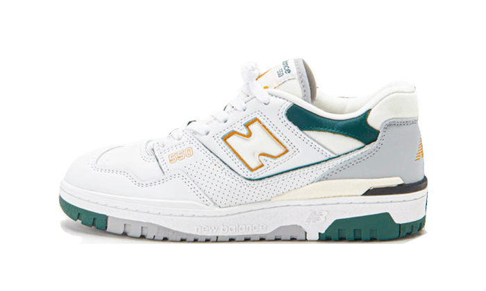 New Balance 550 White Nightwatch Green 1