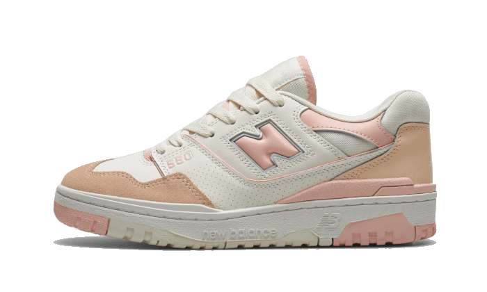 New Balance 550 White Pink Pastel 1