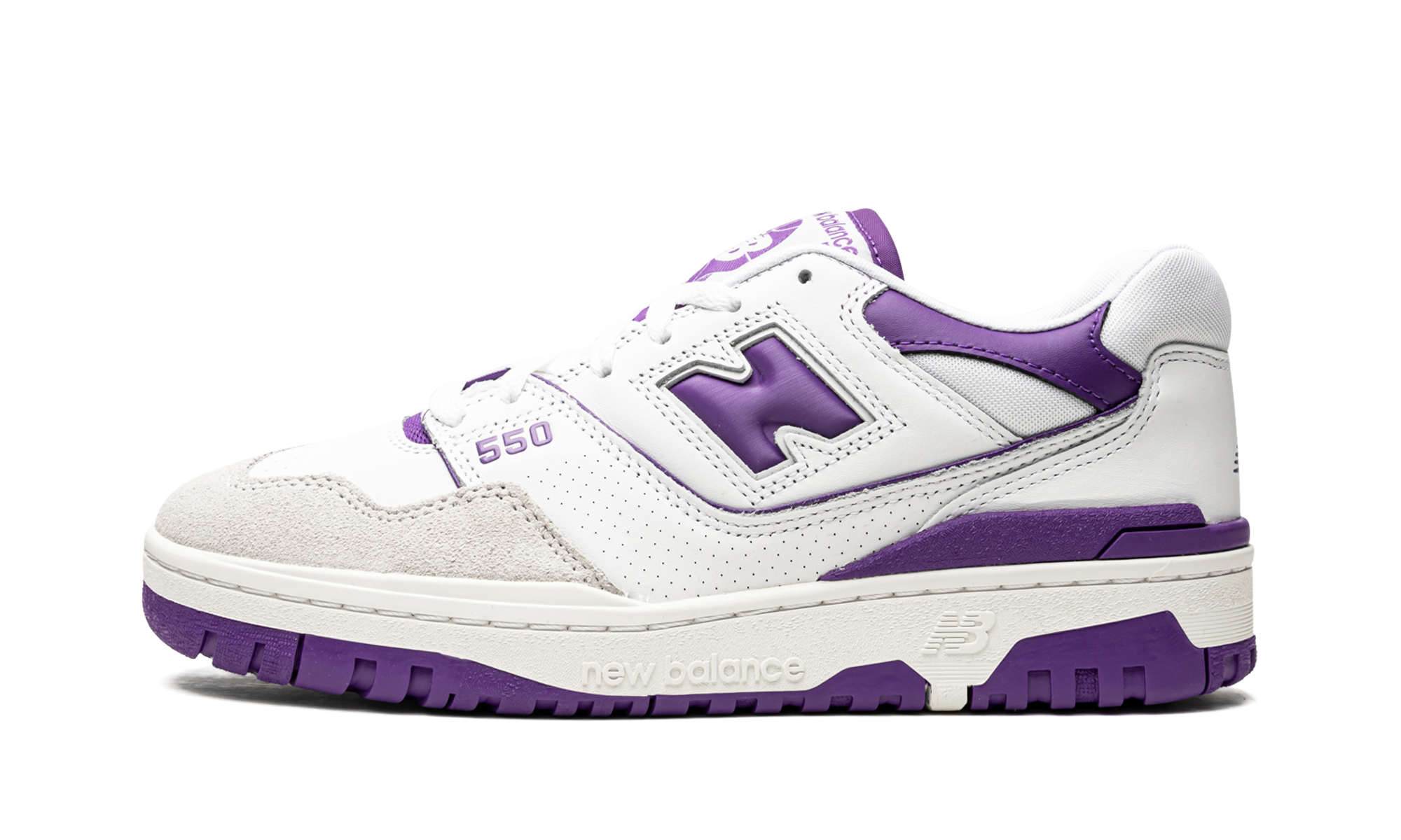 New Balance 550 White Purple