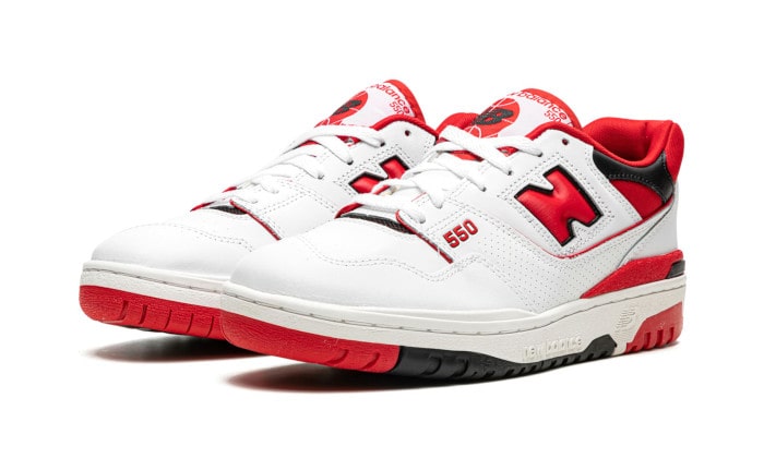 New Balance 550 White Red 2