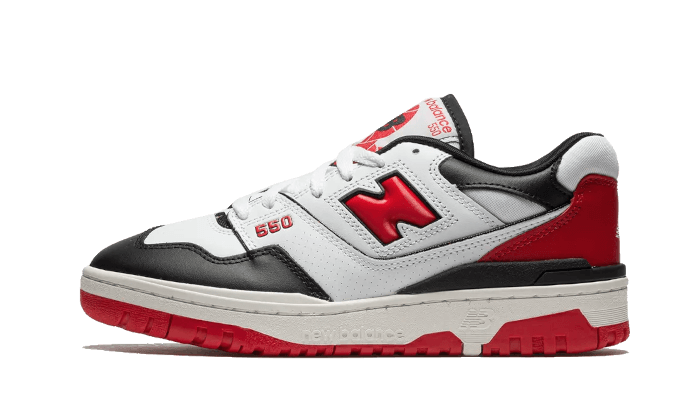 New Balance 550 White Red Black 1