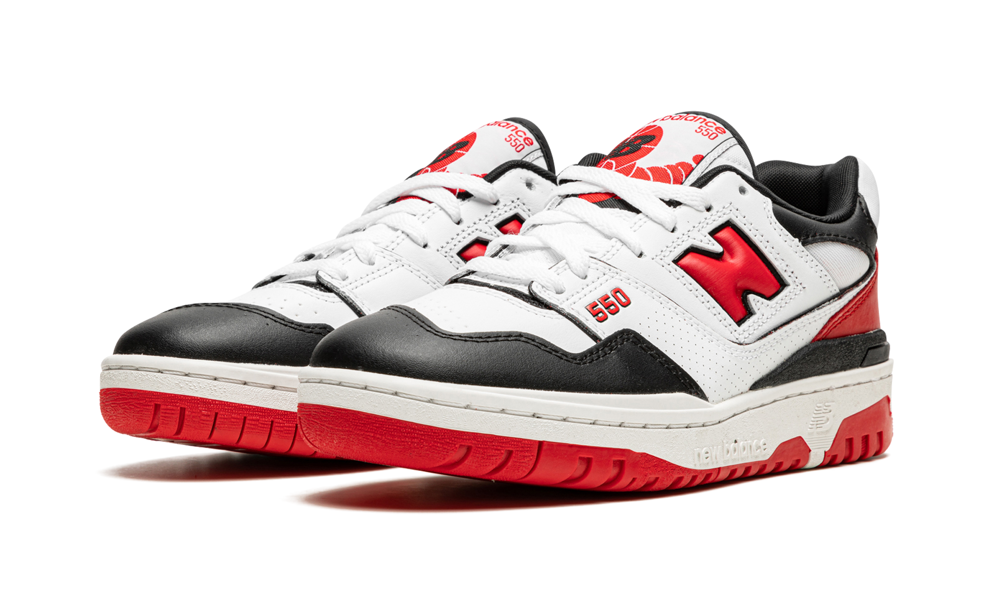 New Balance 550 White Red Black 2
