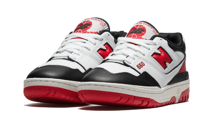 New Balance 550 White Red Black 2