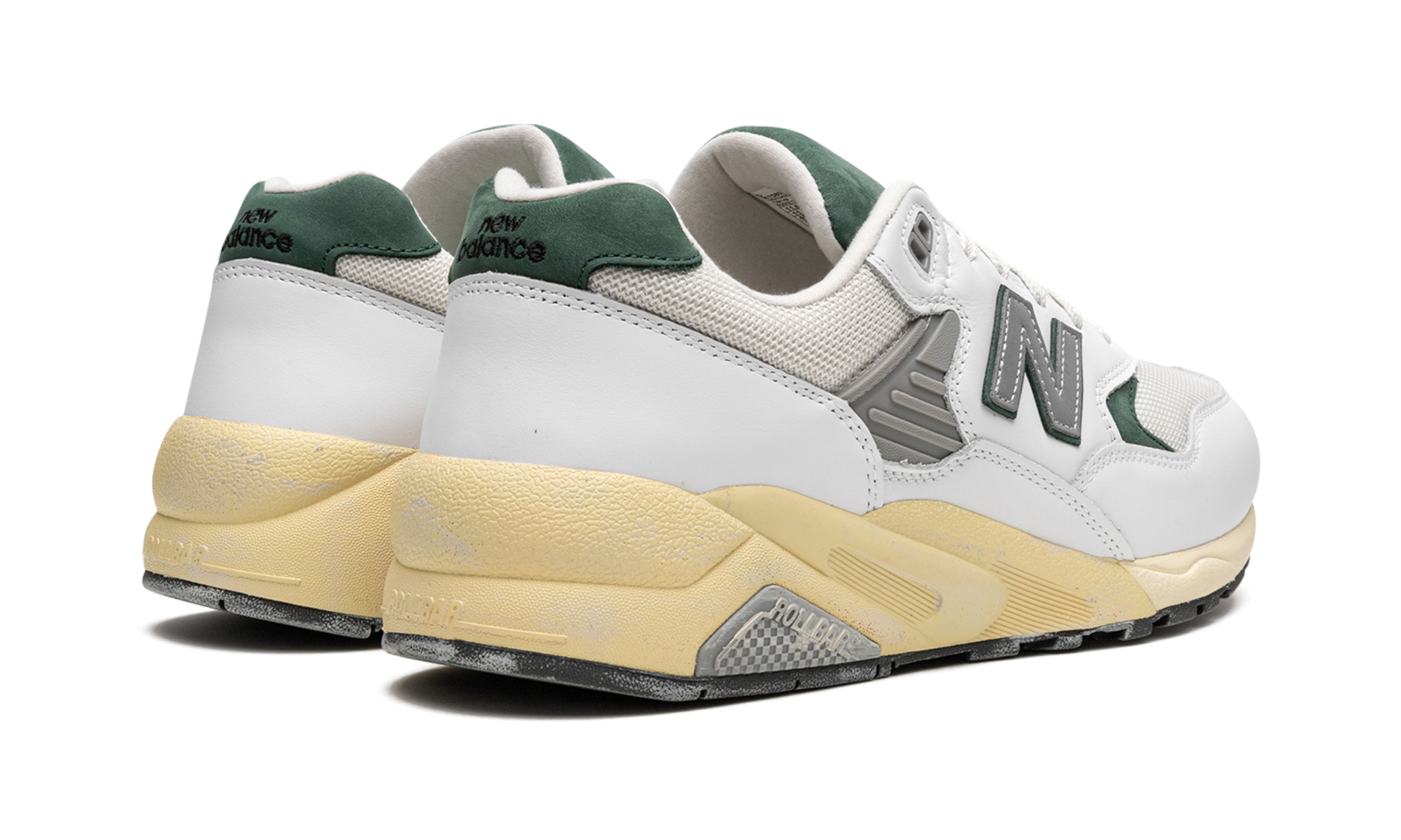 New Balance 580 White Nightwatch Green 4