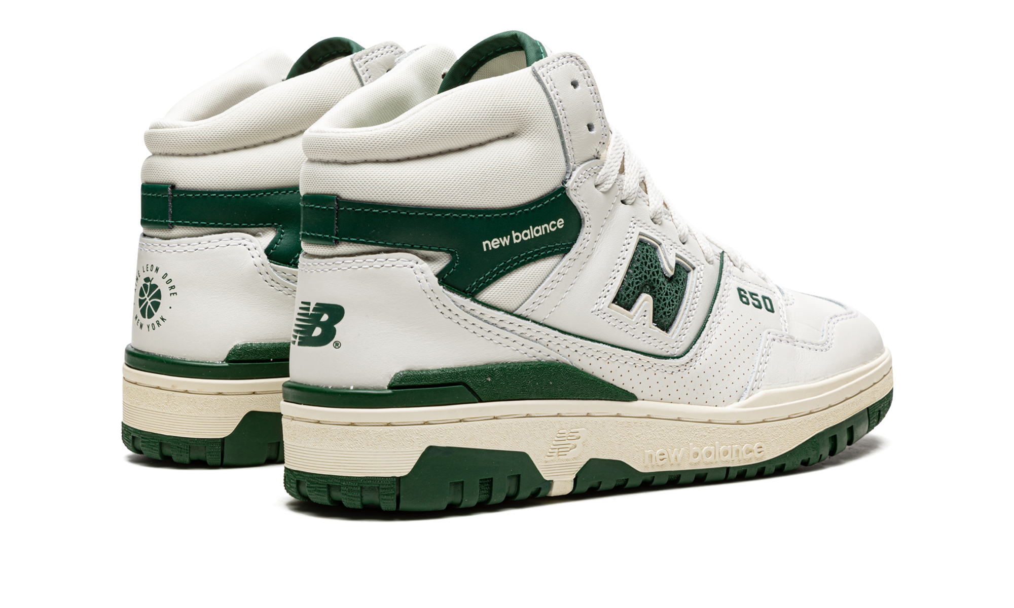 New Balance 650r Aimé Leon Dore White Green 3