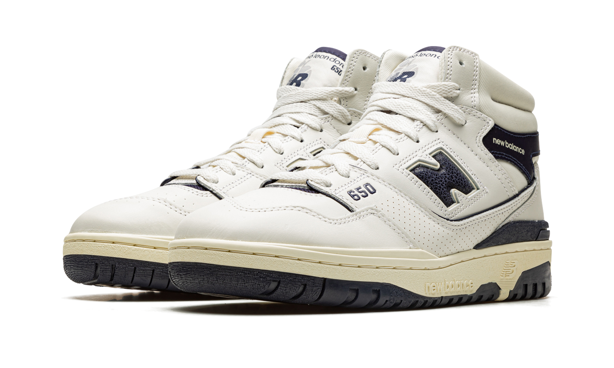 New Balance 650R Aime Leon Dore White Navy 2