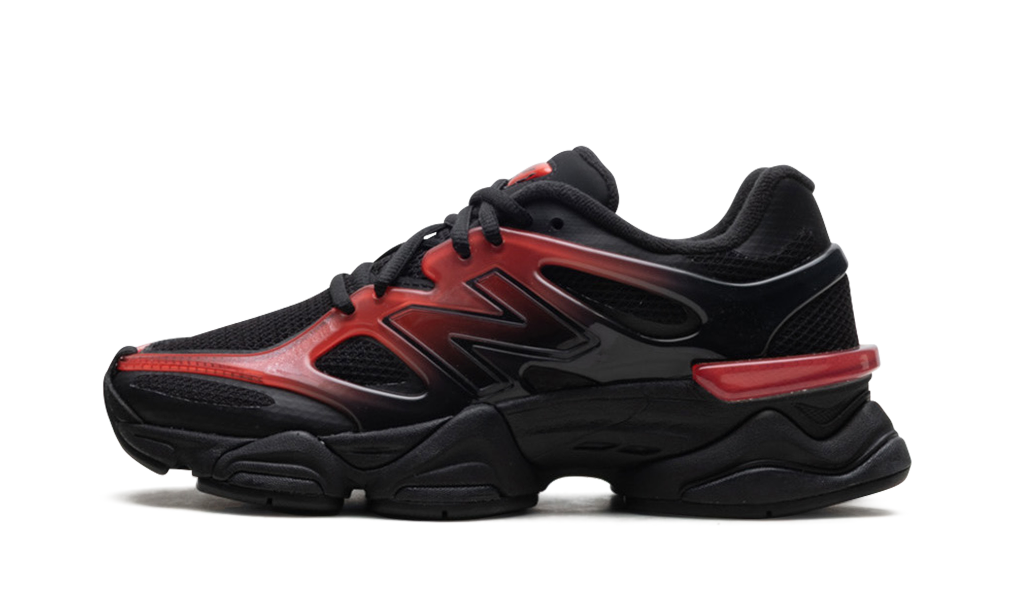 New Balance 9060 Black Red Gradient 1