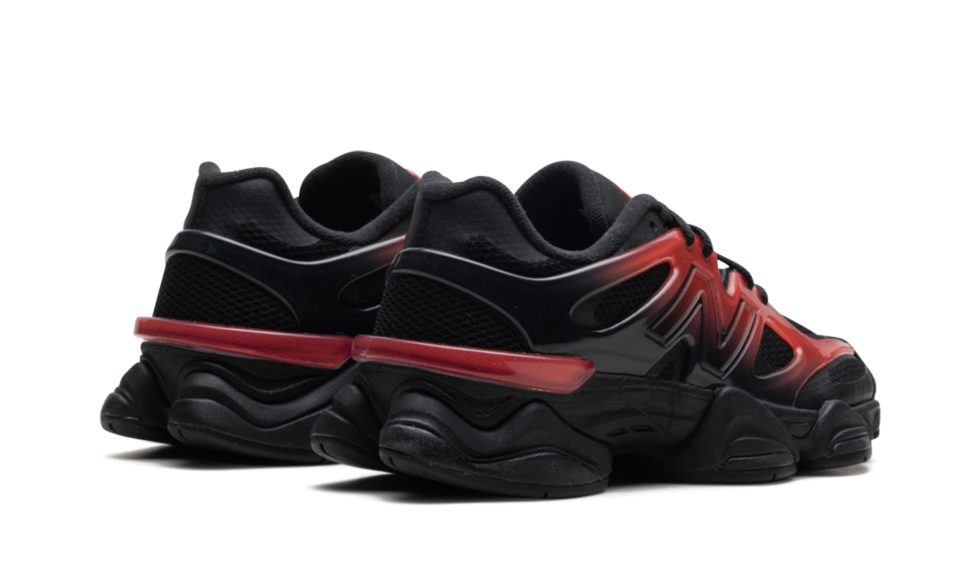 New Balance 9060 Black Red Gradient 4