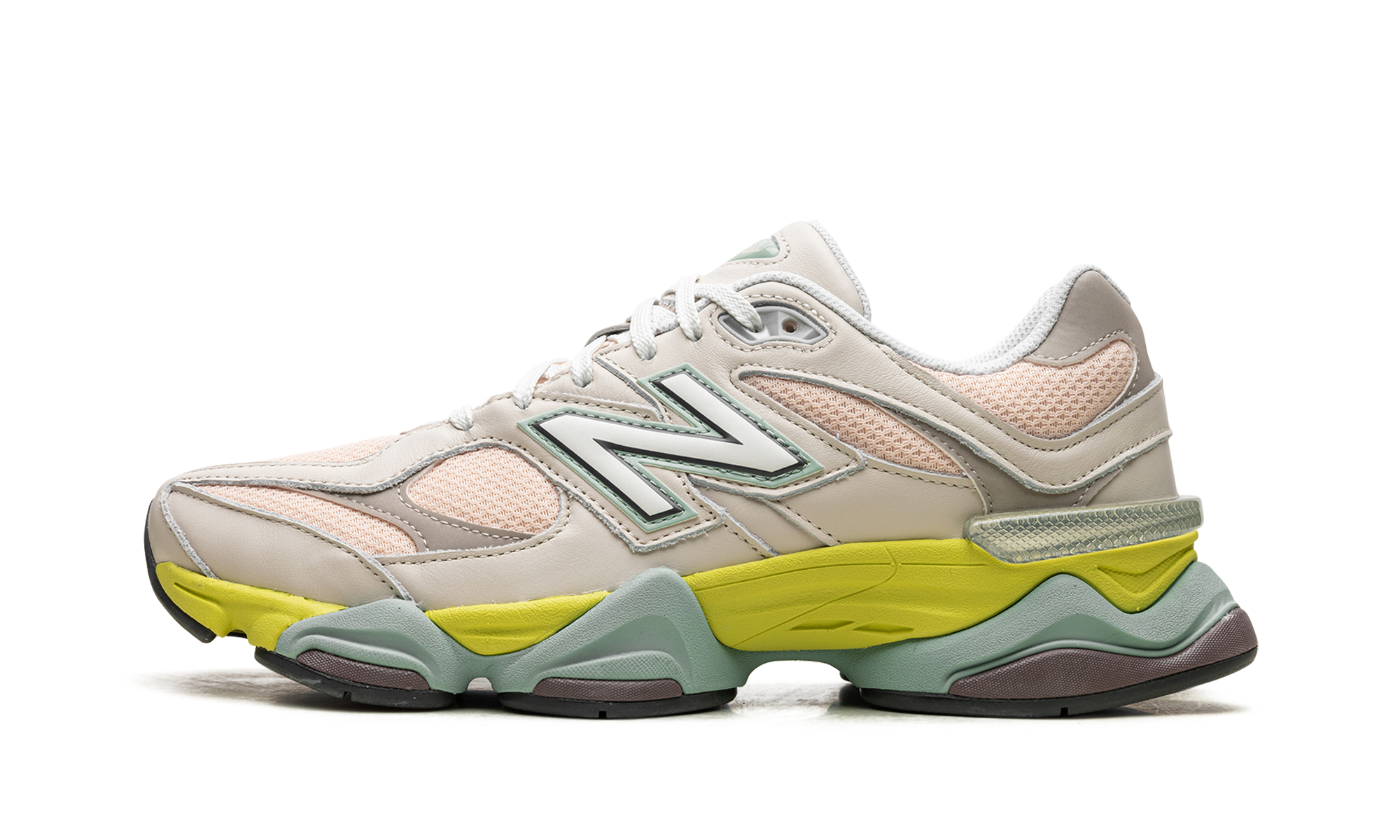New Balance 9060 Moonbeam Vintage Rose Lime 1