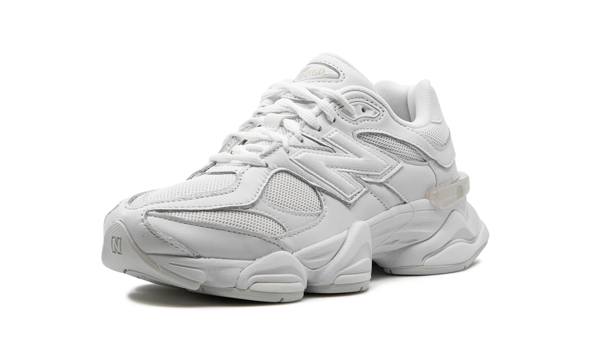 New Balance 9060 Triple White 5
