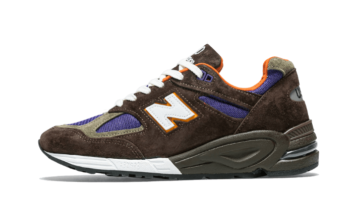 New Balance 990 V2 Made In Usa Brown Purple 1
