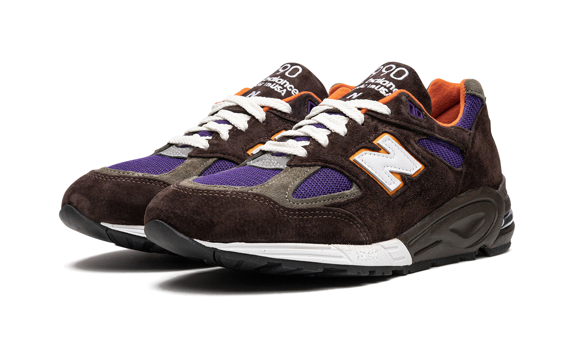 New Balance 990 V2 Made In Usa Brown Purple 3