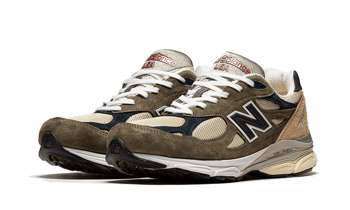 New Balance 990 V3 Made In USA Green Cream 2