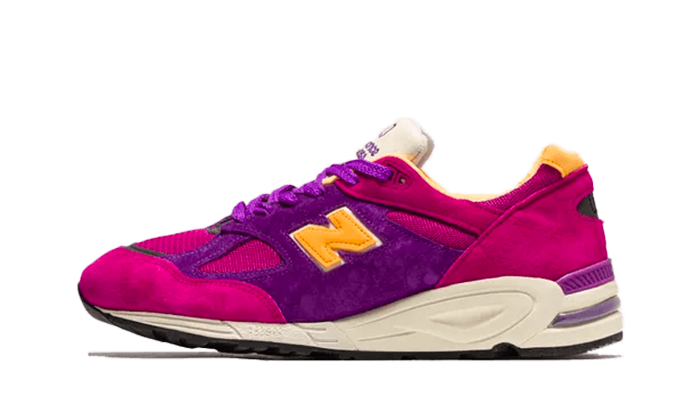 New Balance 990V2 Made in USA Teddy Santis Purple Yellow 1