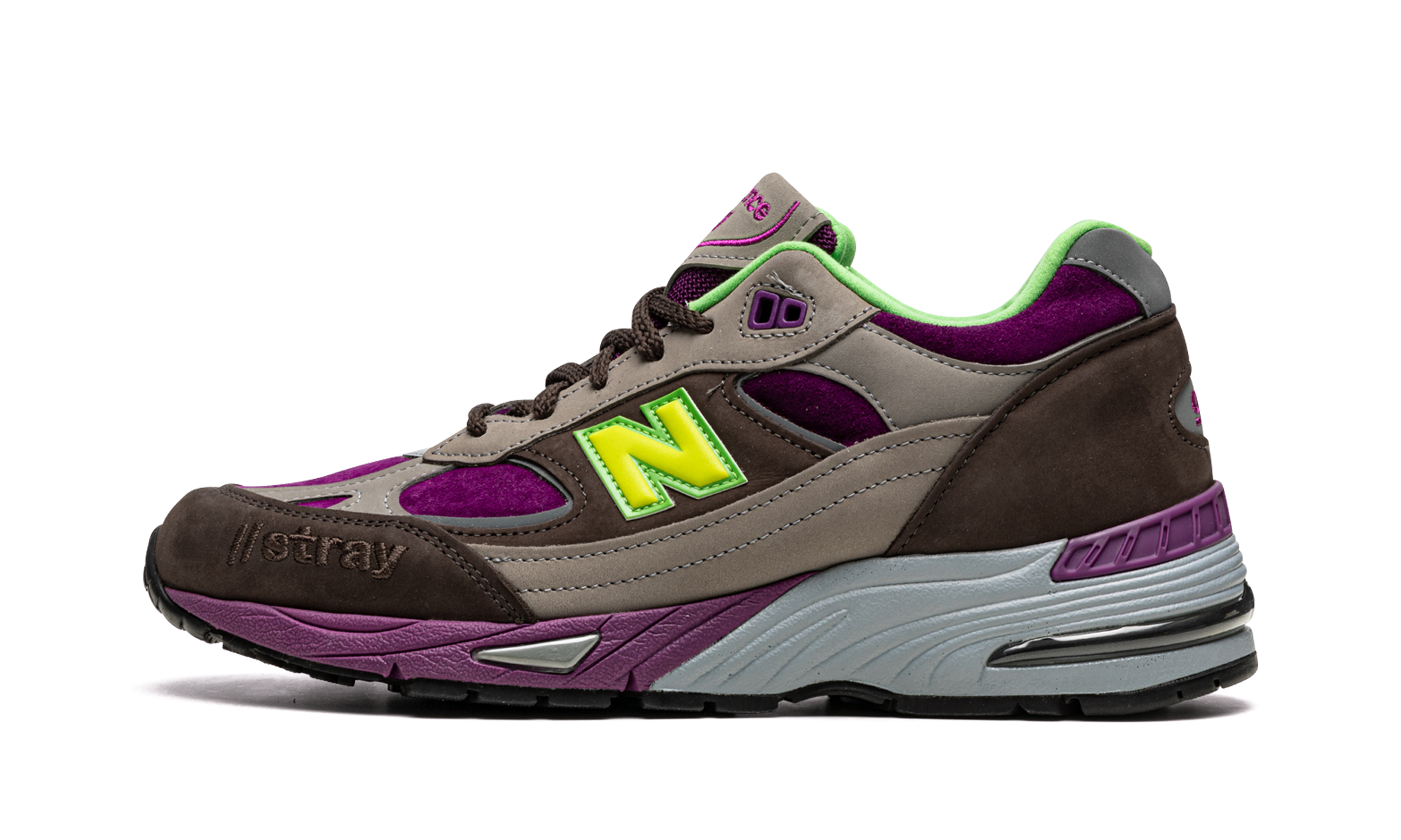 New Balance 991 Stray Rats Brown 1