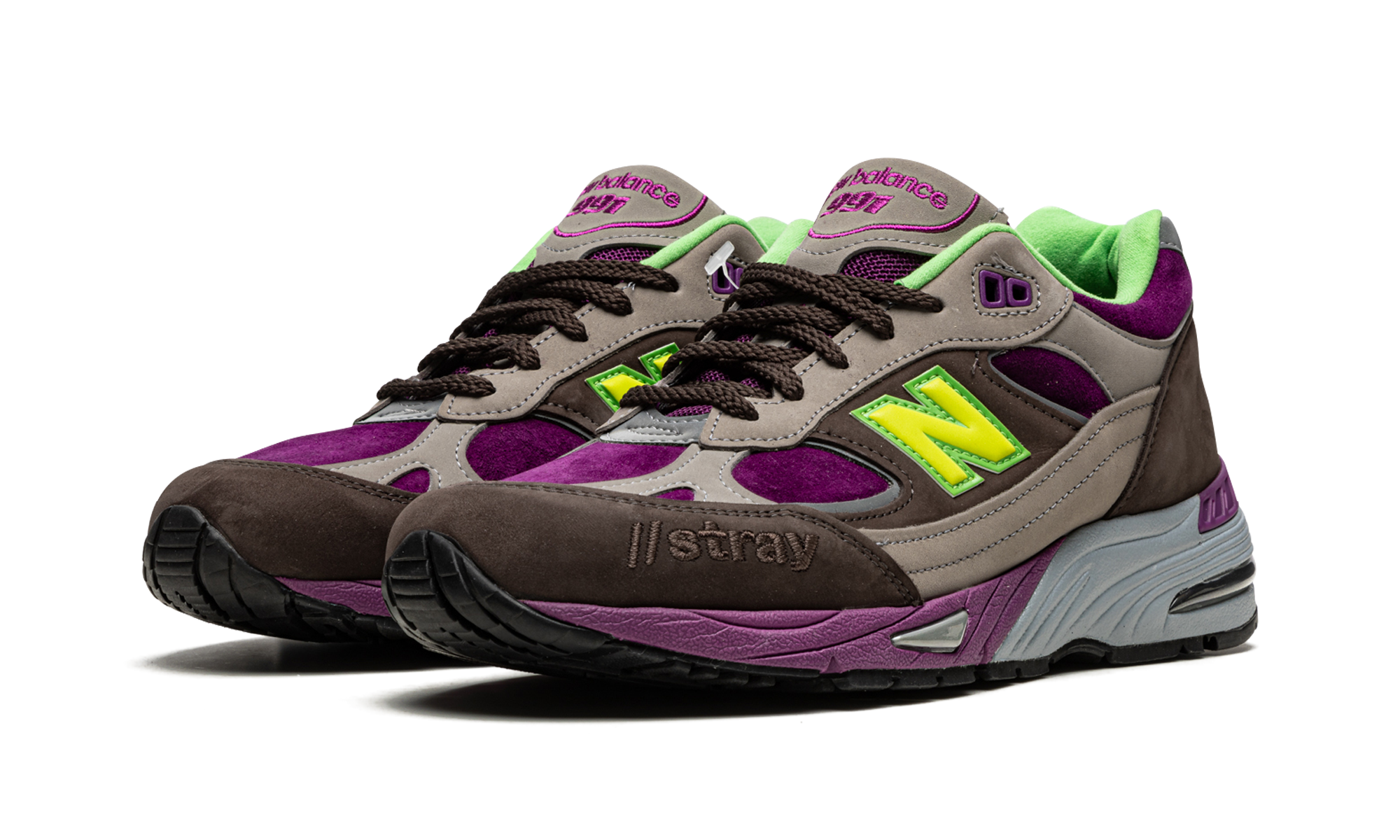 New Balance 991 Stray Rats Brown 2