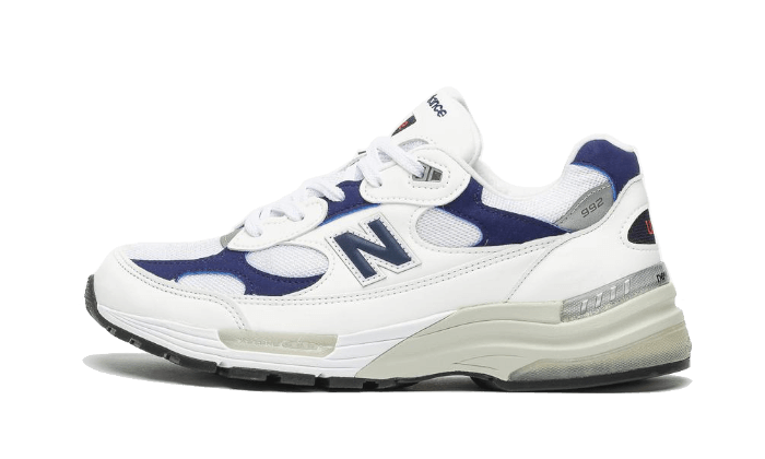 New Balance 992 White Navy 1