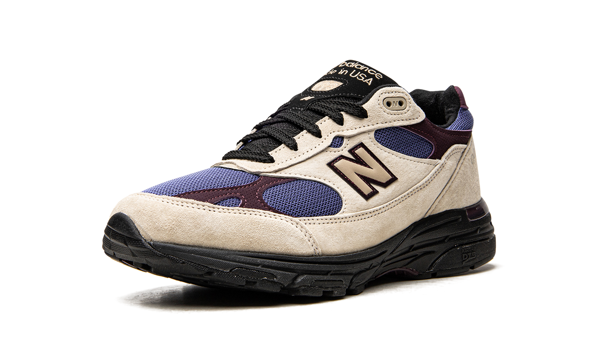 New Balance 993 Aime Leon Dore Beige Blue Maroon 4