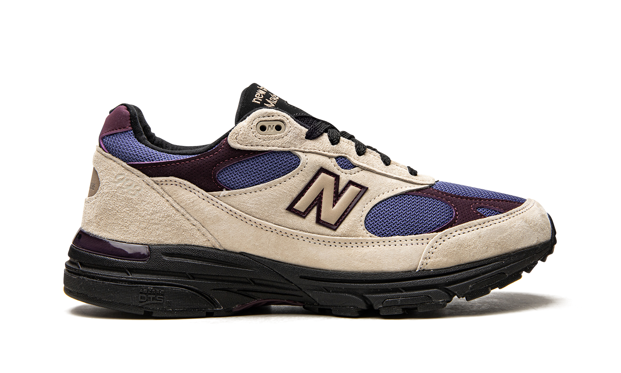New Balance 993 Aime Leon Dore Beige Blue Maroon 7