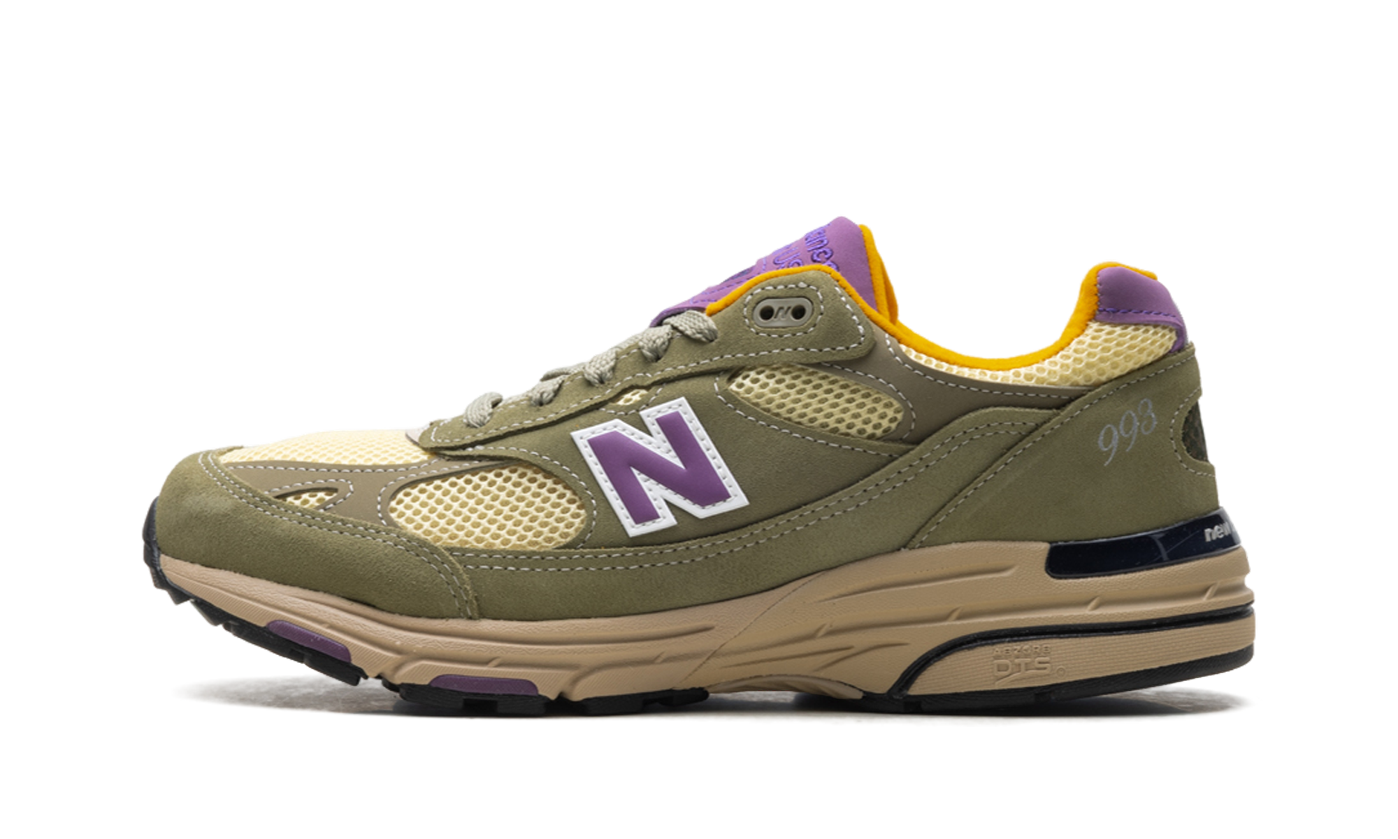 New Balance 993 MiUSA Teddy Santis Olive Leaf Maize 1