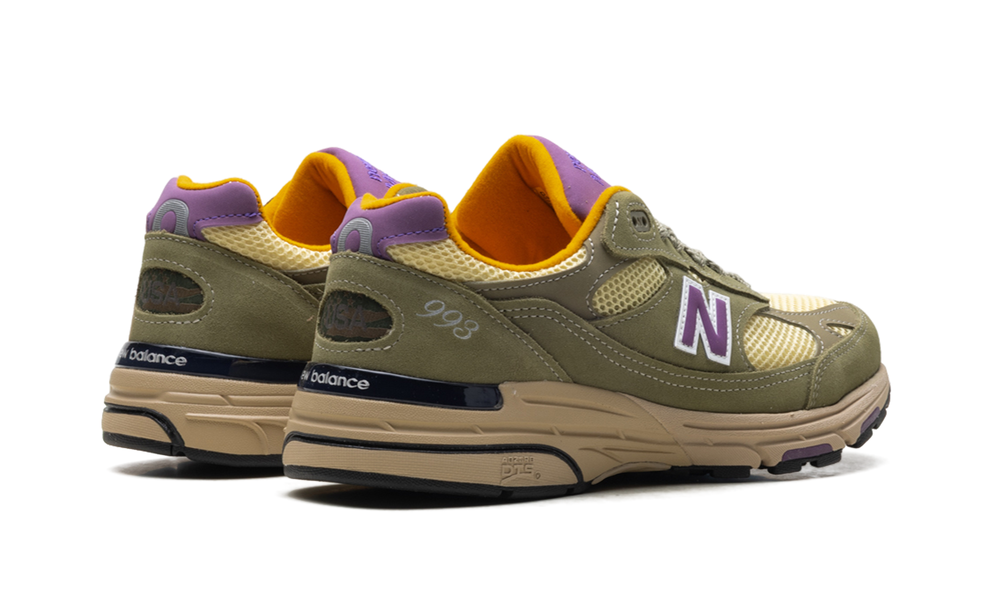 New Balance 993 MiUSA Teddy Santis Olive Leaf Maize 4