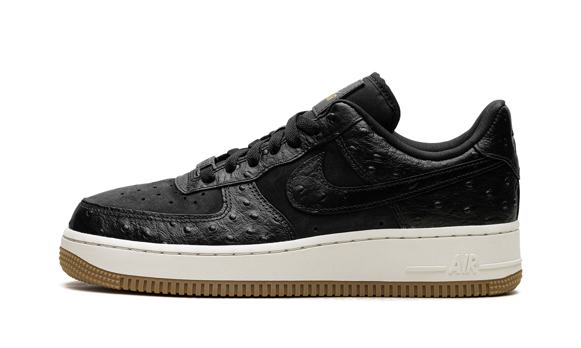 Nike Air Force 1 Low '07 Black Ostrich Gum (W) 1