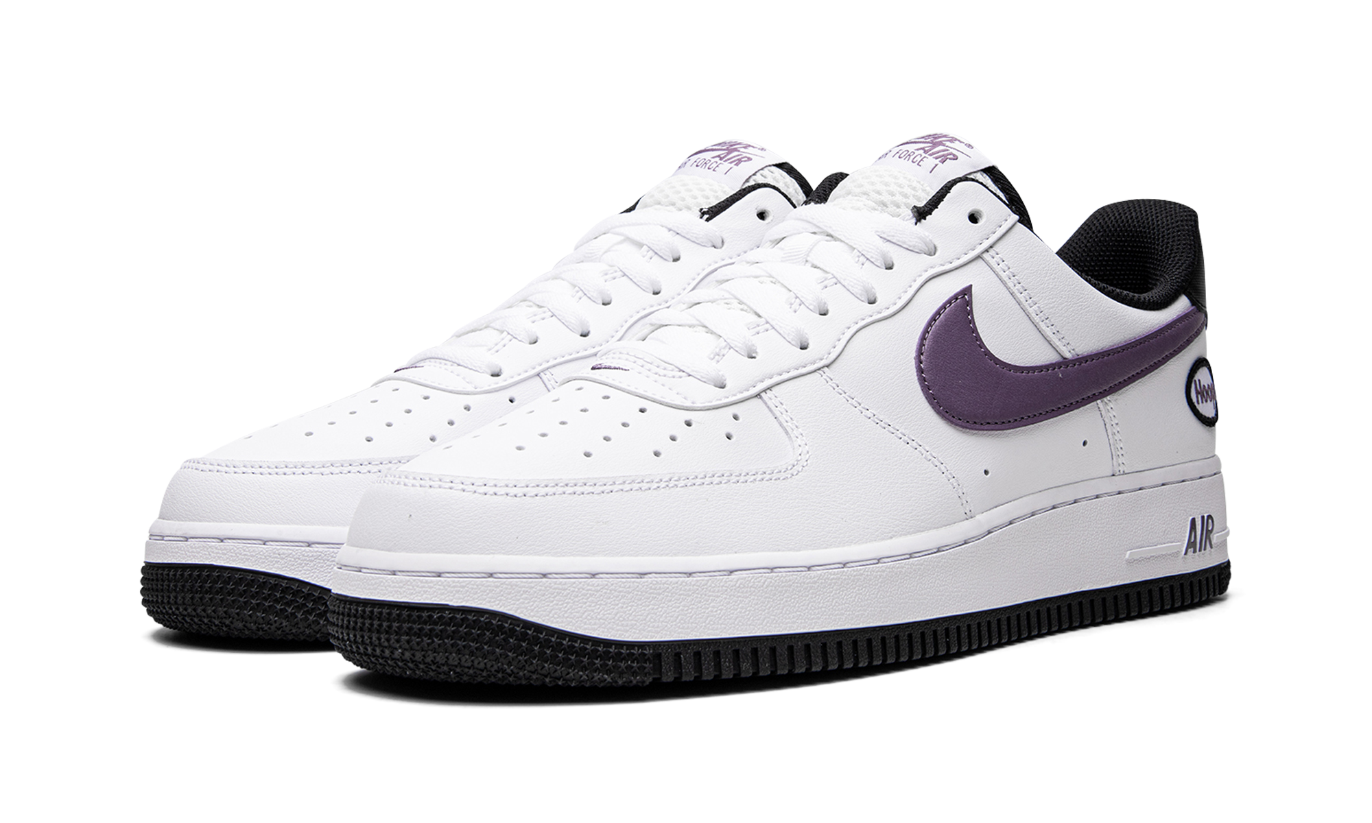 Nike Air Force 1 Low Hoops White Canyon Purple 3