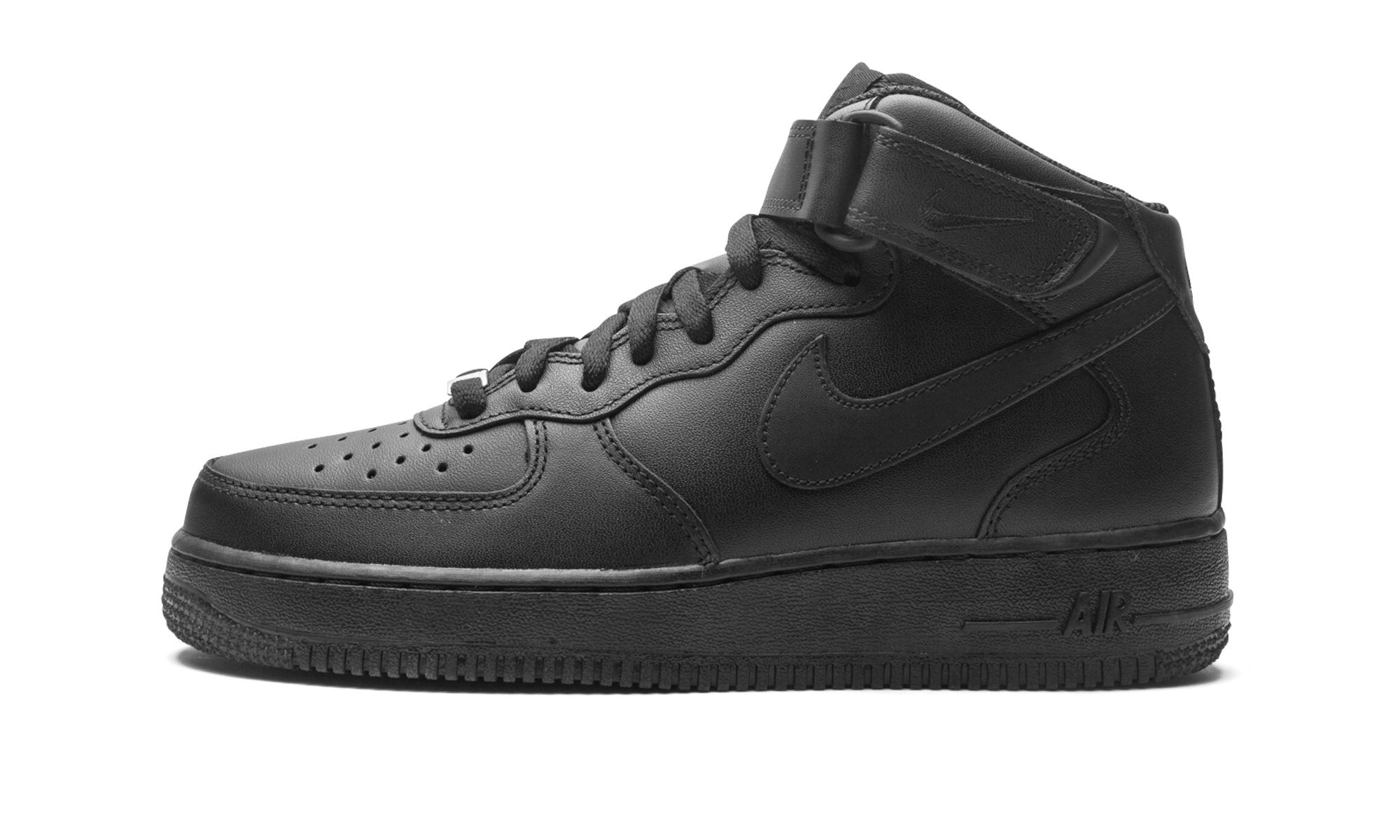 Nike Air Force 1 Mid 07 Triple Black (2021) 1