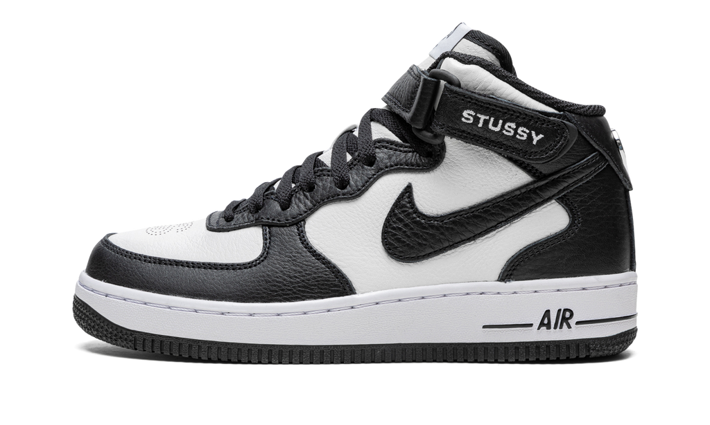 Nike Air Force 1 Mid Stussy Grey Black 2