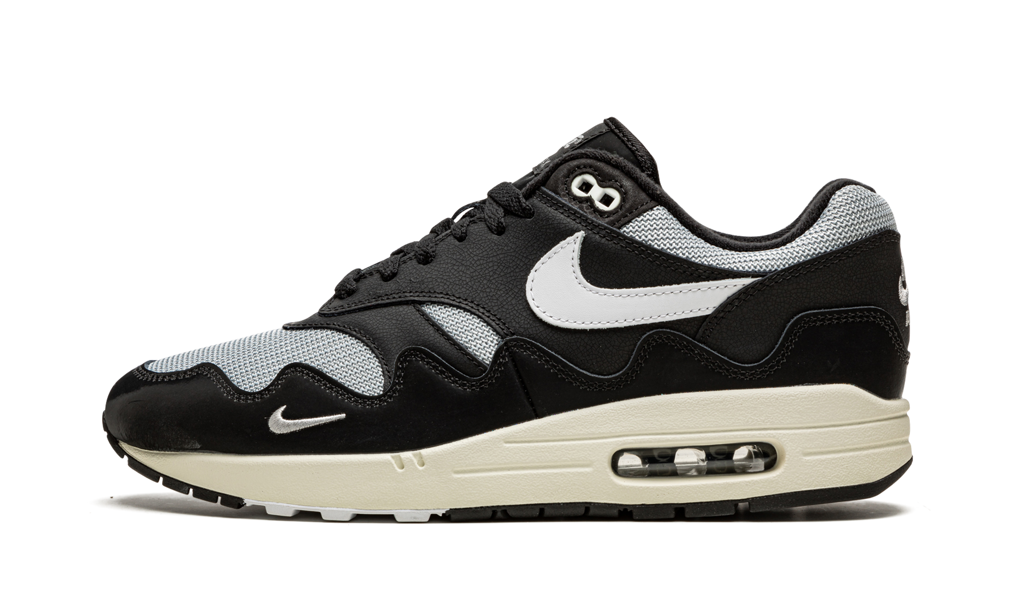 Nike Air Max 1 Patta Black Grey (Special Box + Bracelet) 1