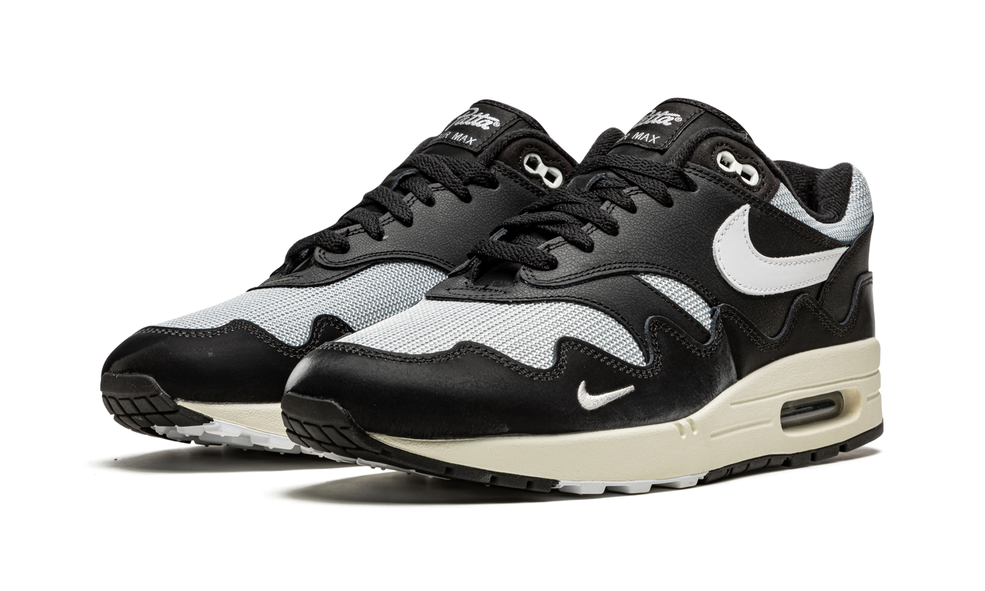 Nike Air Max 1 Patta Black Grey (Special Box + Bracelet)
