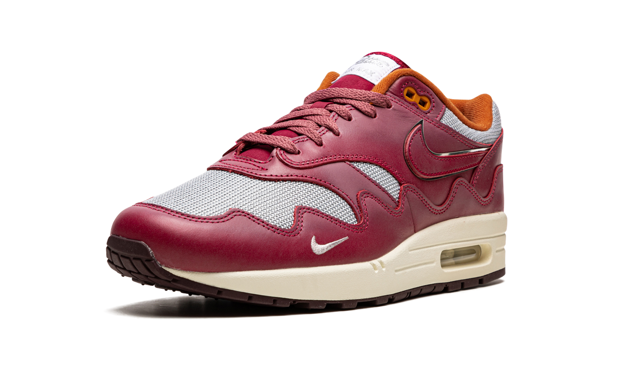 Nike Air Max 1 Patta Waves Rush Maroon (with Bracelet) 4
