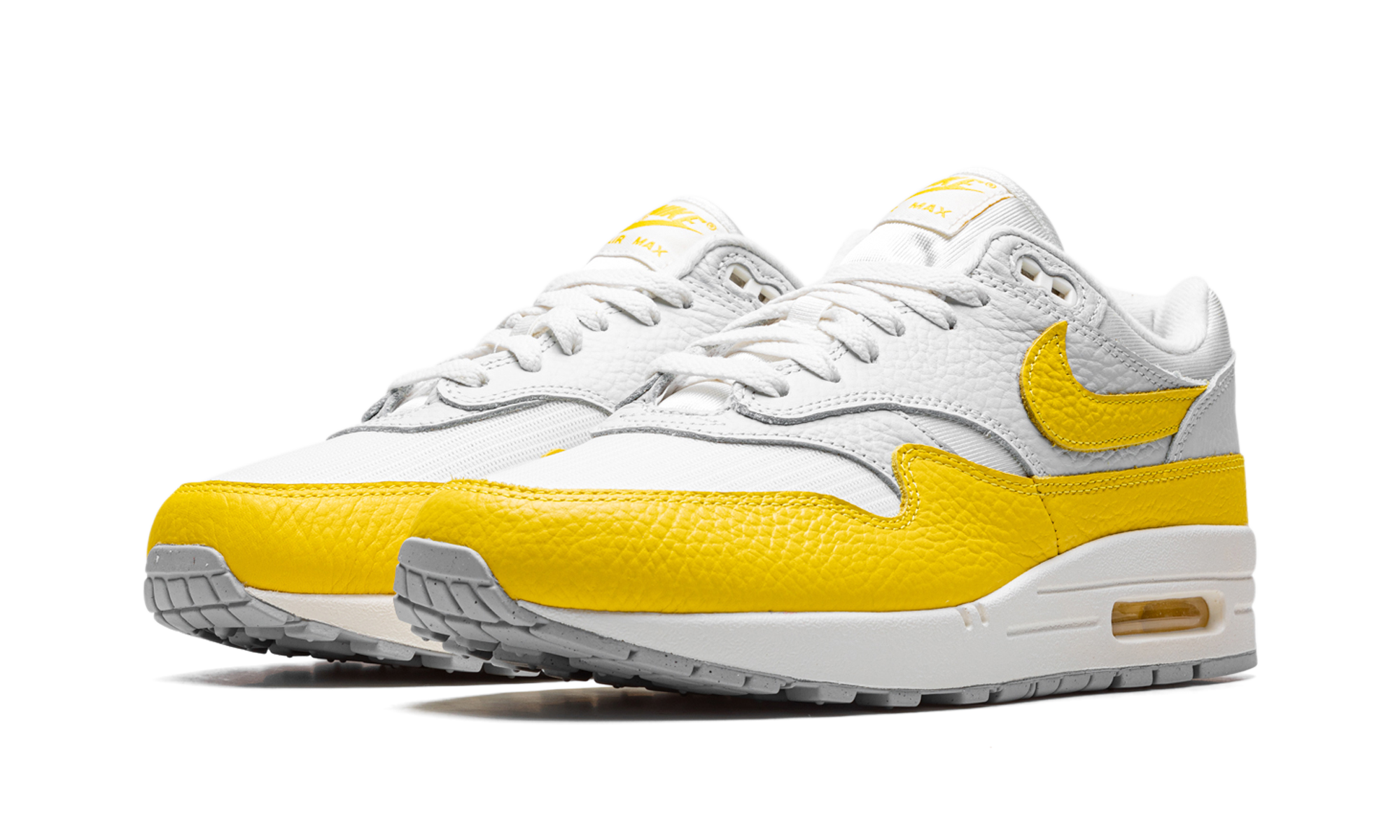 Nike Air Max 1 White Bright Yellow 2