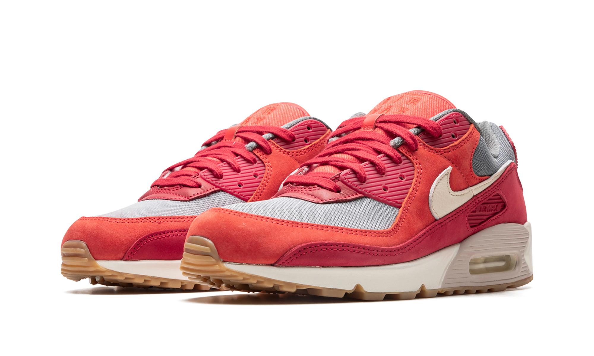 Nike Air Max 90 Premium Gym Red Smoke Grey Gum 2