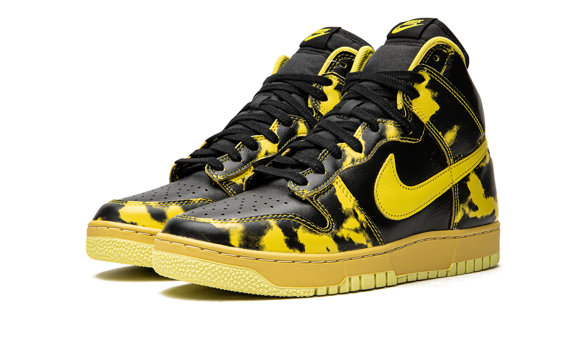 Nike Dunk High 1985 Acid Wash Yellow 2