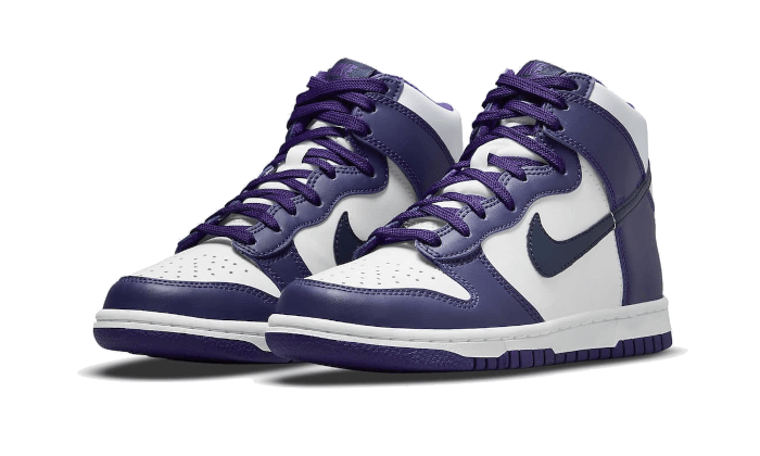 Nike Dunk High Electro Purple Midnight Navy 2