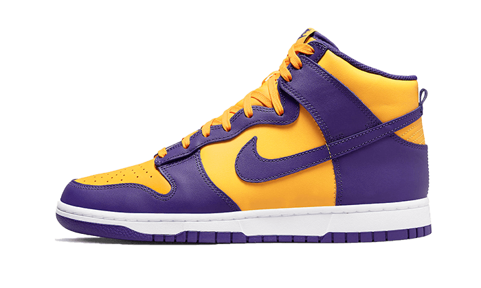 Nike Dunk High Lakers 1