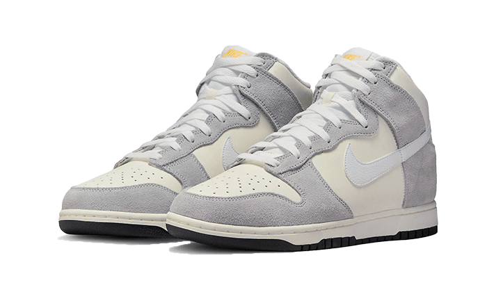 Nike Dunk High Retro Gray Orange 2