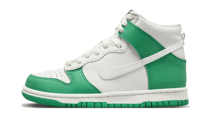 Nike Dunk High White Green 1
