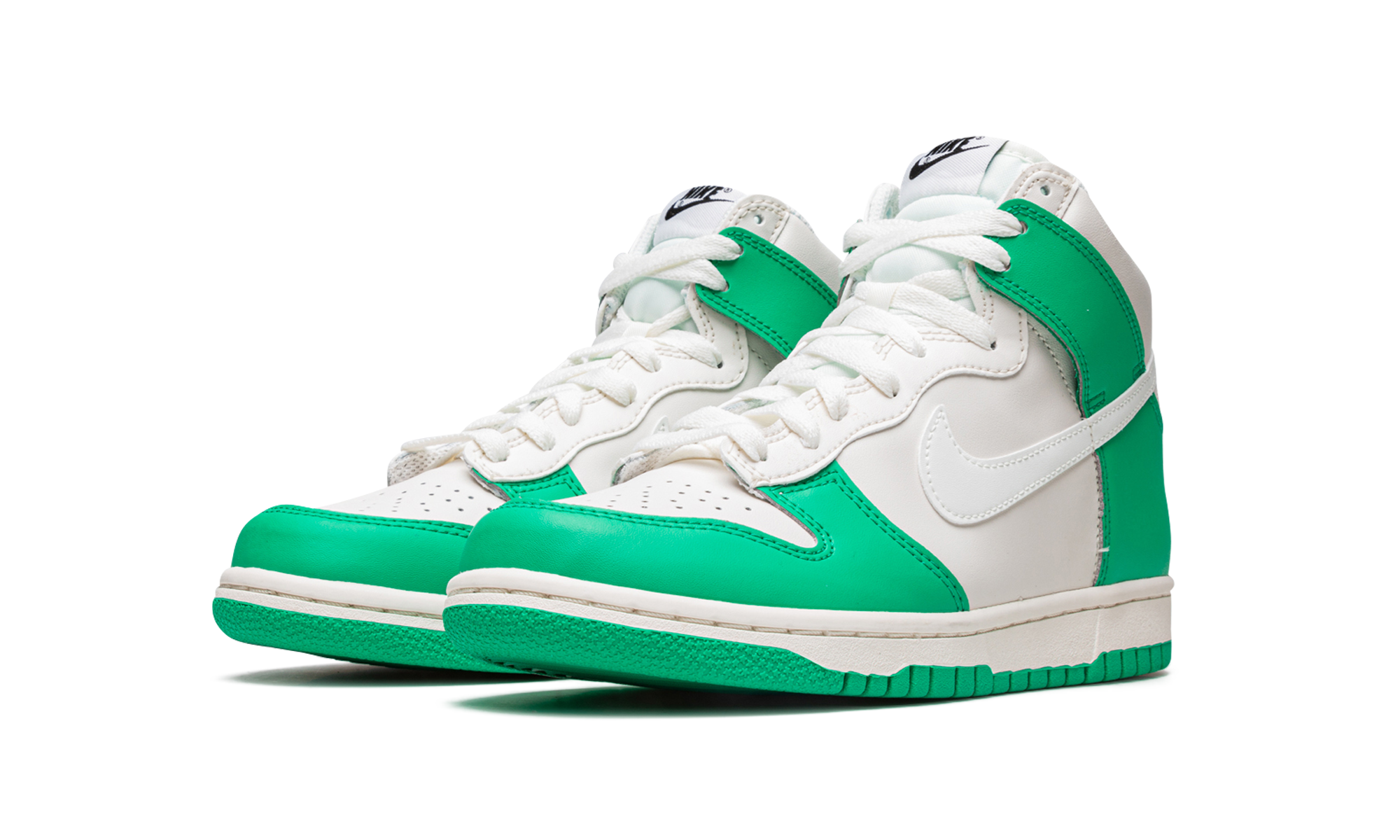Nike Dunk High White Green 2