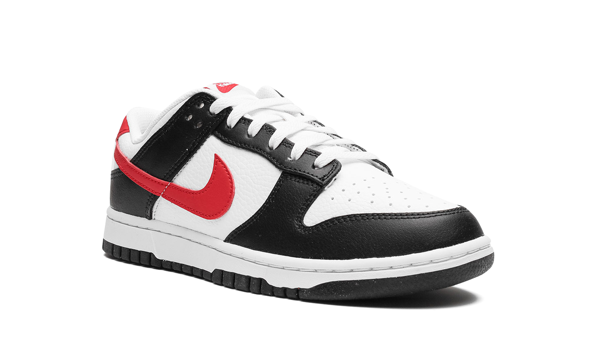 Nike Dunk Low Black White Red