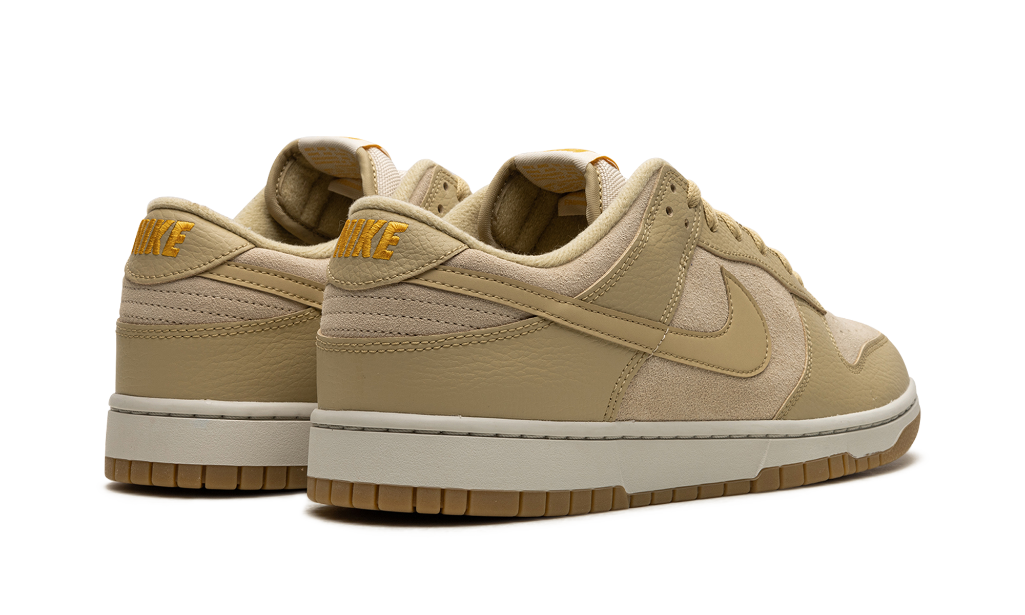 Nike Dunk Low Khaki Suede Gum 4