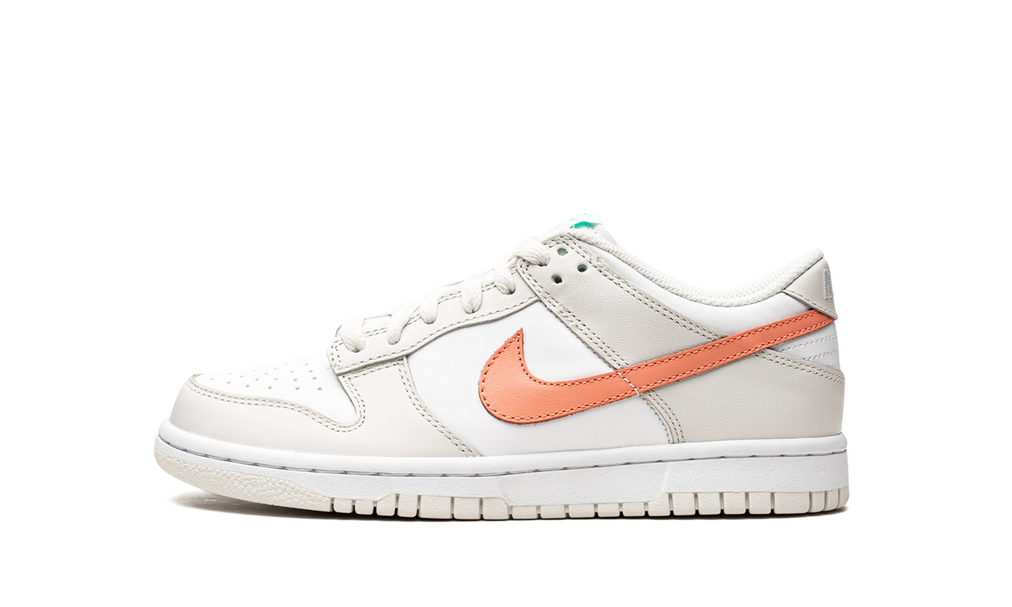 Nike Dunk Low White Bone Peach Aqua