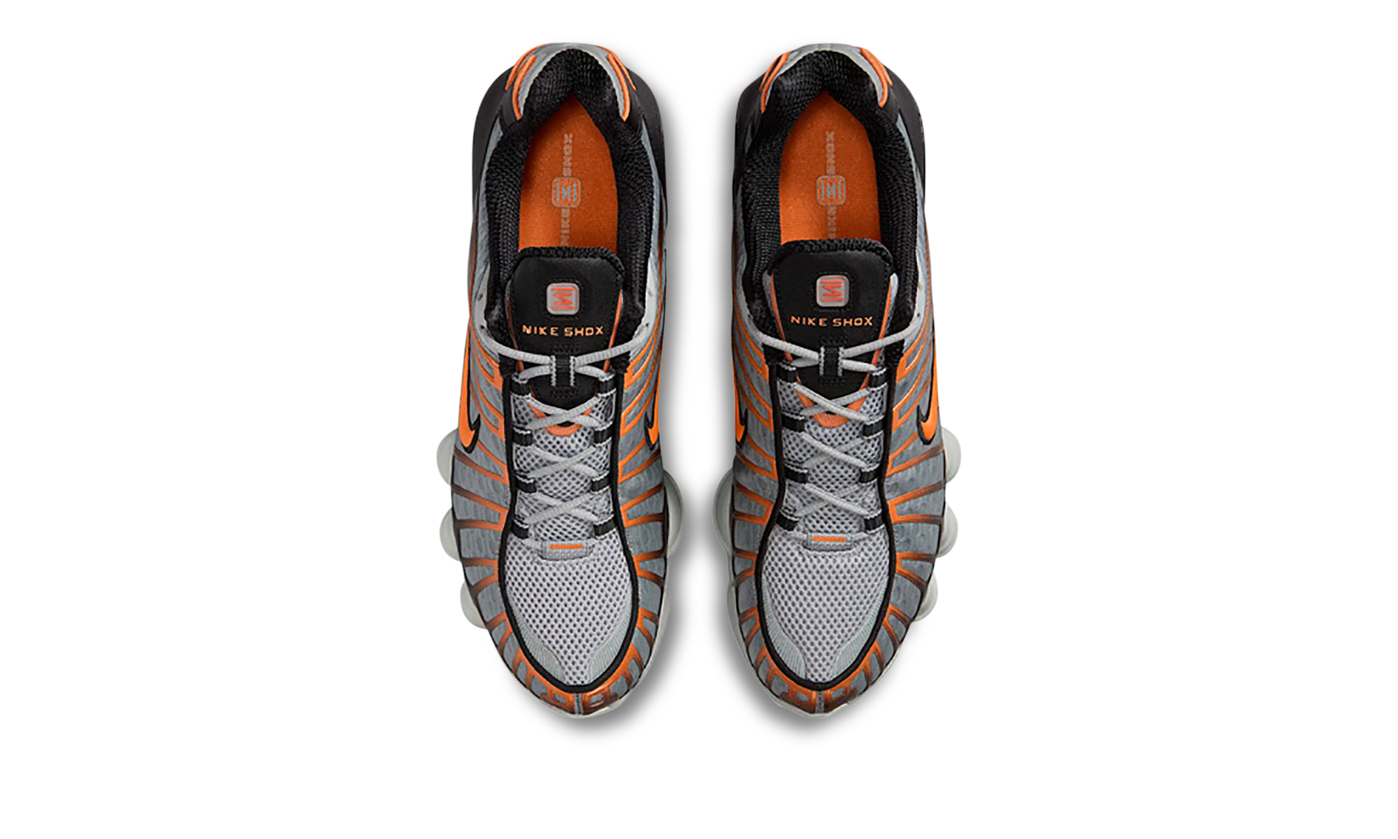 Nike Shox TL Light Smoke Grey Black Bright Mandarin 1
