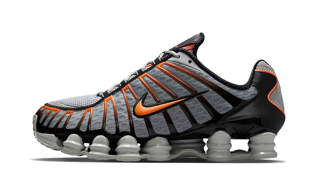 Nike Shox TL Light Smoke Grey Black Bright Mandarin 2