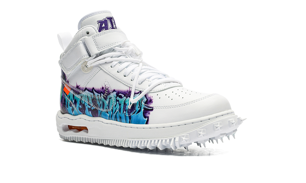 Off-White x Nike Air Force 1 Mid Graffiti White 2