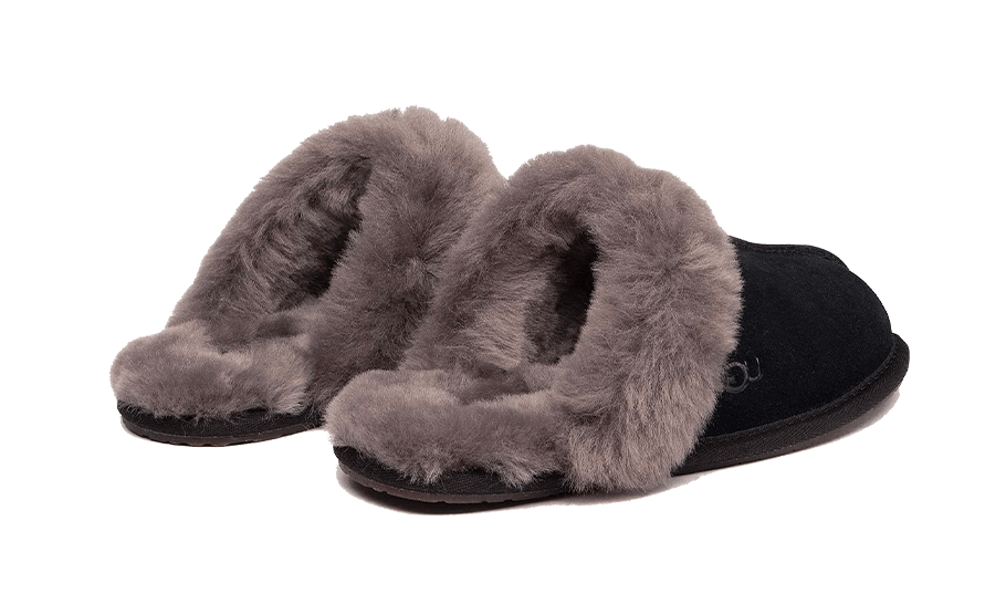 UGG SCUFFETTE II Slipper Black Grey 2