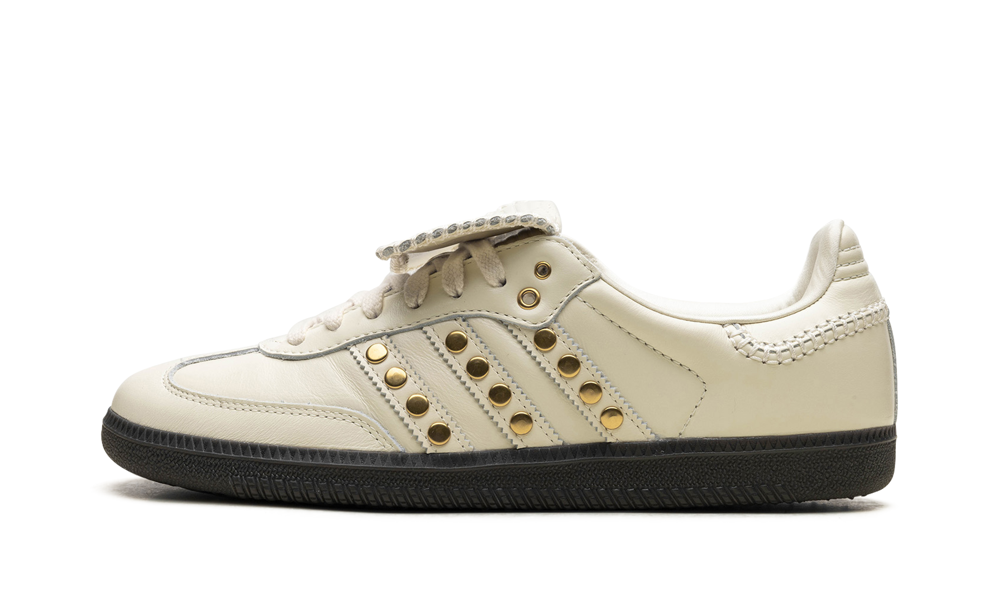 Wales Bonner x Adidas Samba Cream White - Studded 1